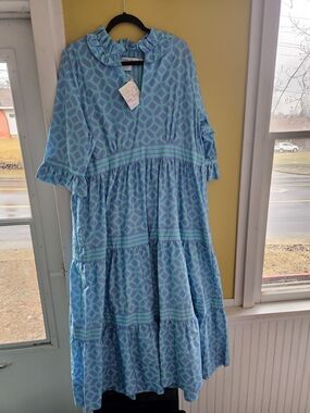 Gretchen Scott Designs  Rope Midi/Maxi Dress..Lucy in the Sky xxl